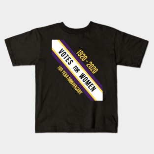 100 Years of Women Right To Vote Suffrage Kids T-Shirt